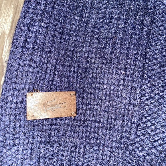 Mens Lacoste knitted sweater with buttons size 5 - Picture 3 of 4